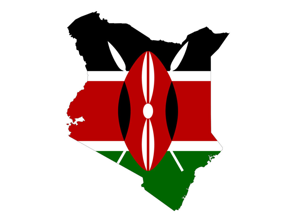 Kenya country flag for real estate listing website